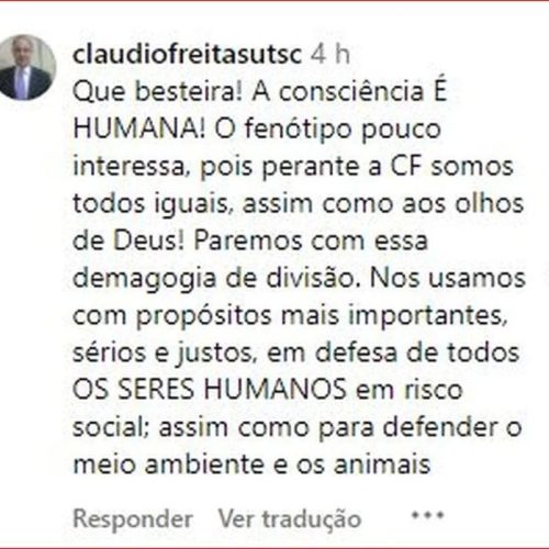 Delegado da Polícia Civil de MG diz nas redes sociais que Dia da Consciência Negra é ‘besteira’